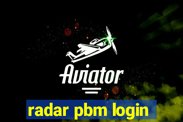 radar pbm login